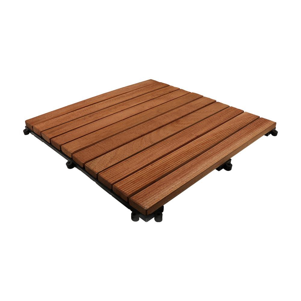 (Hoàn xu 20%) HomeBase SPRING Tấm lót sàn gỗ Thái Lan 50x50 cm Red Gum