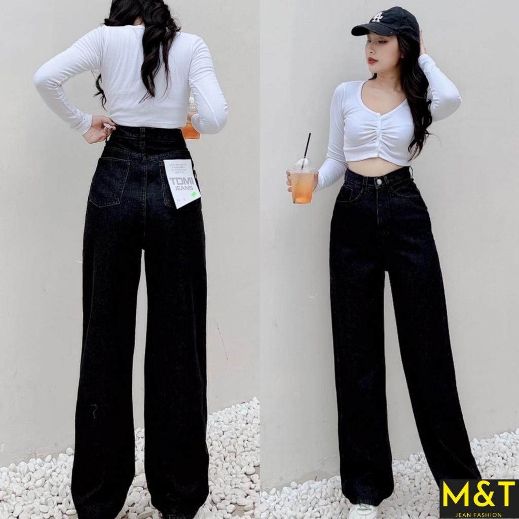 Quần jean nữ cạp cao Uniex cho nữ chất bò dày dặn không phai màu, không co giãn thoải mái khi mặc MT5043-5172