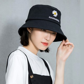 Nón Bucket - Nón vành thêu cúc hoạ mi, xương rồng