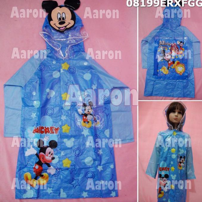 Áo mưa in hình chuột Mickey dễ thương cho bé 08199