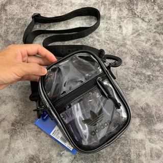 (Có QUÀ TẶNG) Túi đeo chéo trong suốt Tinted TPU Festival Crossbody Bag Black