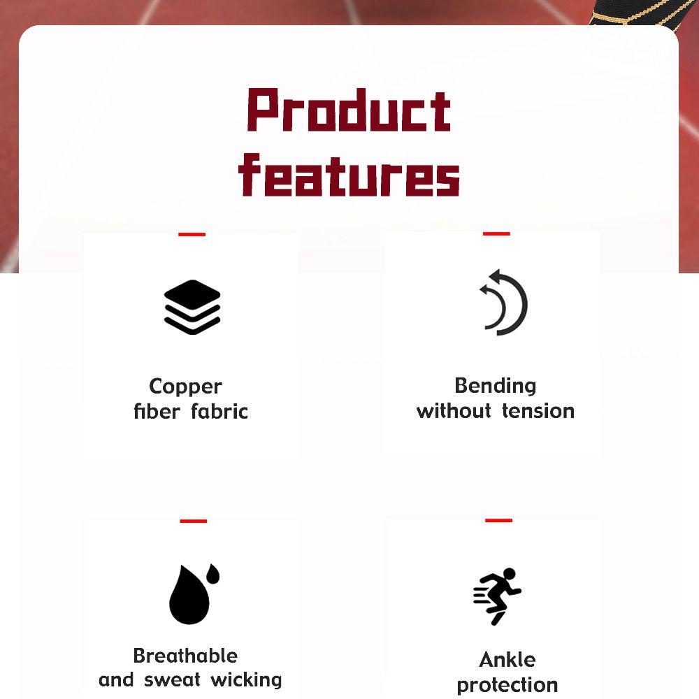 Đai Quấn Bảo Vệ Mắt Cá Chân Bằng Sợi Đồng Chống Trượt