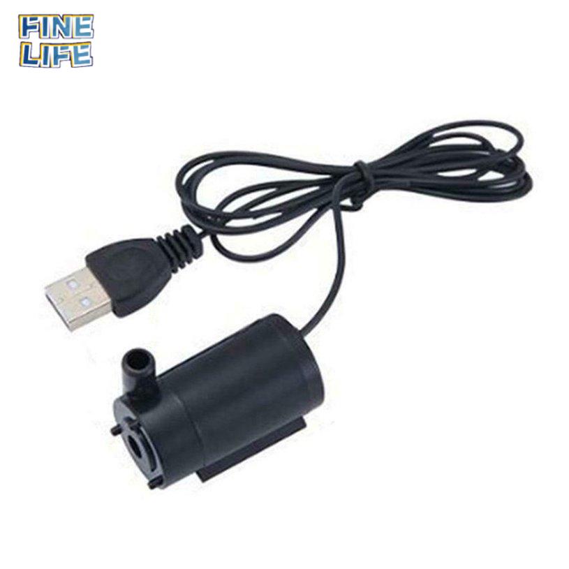 DC Silent Water Pump Brushless Motor Cooling Submersible With USB Connector