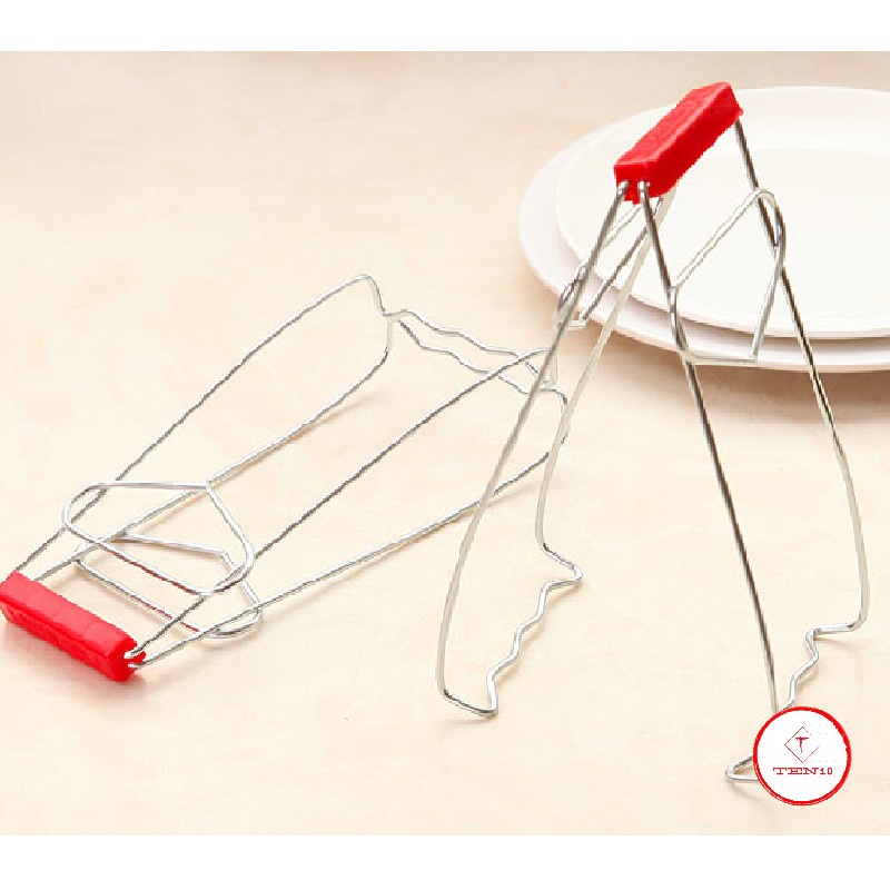 Dụng cụ gắp đồ nóng bằng inox có tay cầm dễ dàng gắp dĩa nồi nóng dễ dàng sử dụng chống nóng hiệu quả