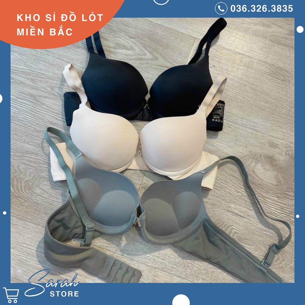 [Mã FAMARAL1 giảm 10K đơn 50K] Áo Lót Nữ CXG A17 Siêu Đẩy Ngực, Mút Kép Trơn Có Gọng Nâng 4cm | BigBuy360 - bigbuy360.vn