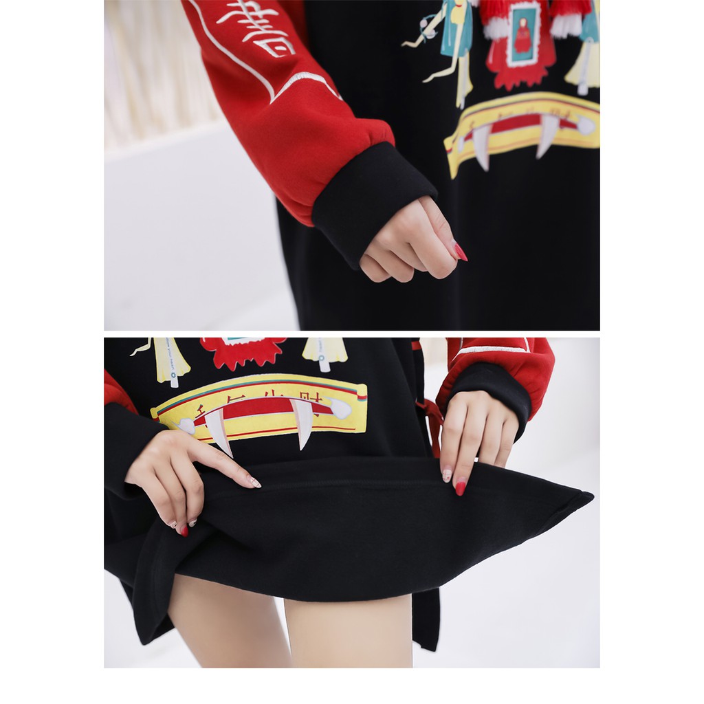 [Order] YAS0322-Áo váy harajuku có mũ trùm đầu | BigBuy360 - bigbuy360.vn