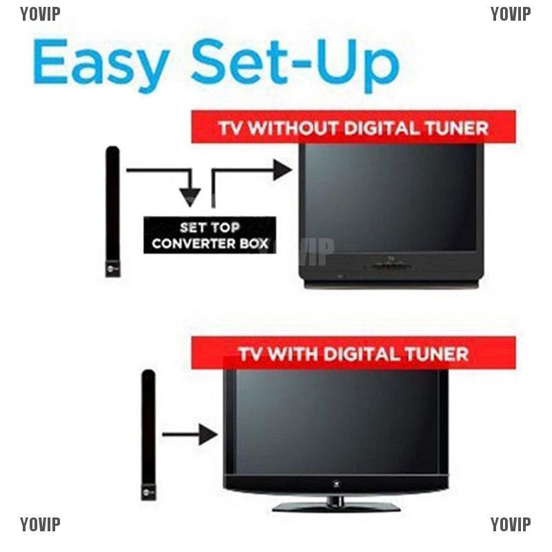 Ăng ten TV kỹ thuật số bắt tín hiệu truyền hình trong nhà độ phân giải HD 1080P