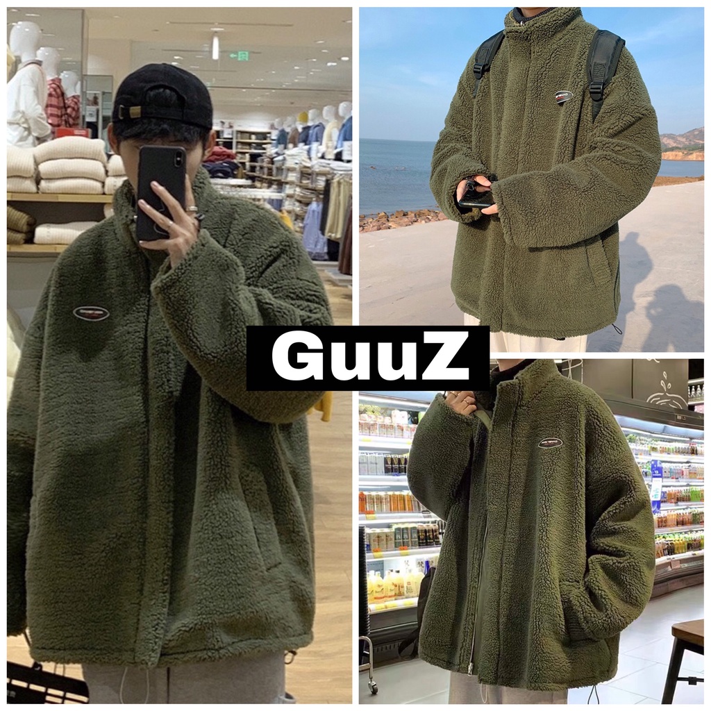 Áo jacket nam tay dài form rộng thời trang unisex GuuZ