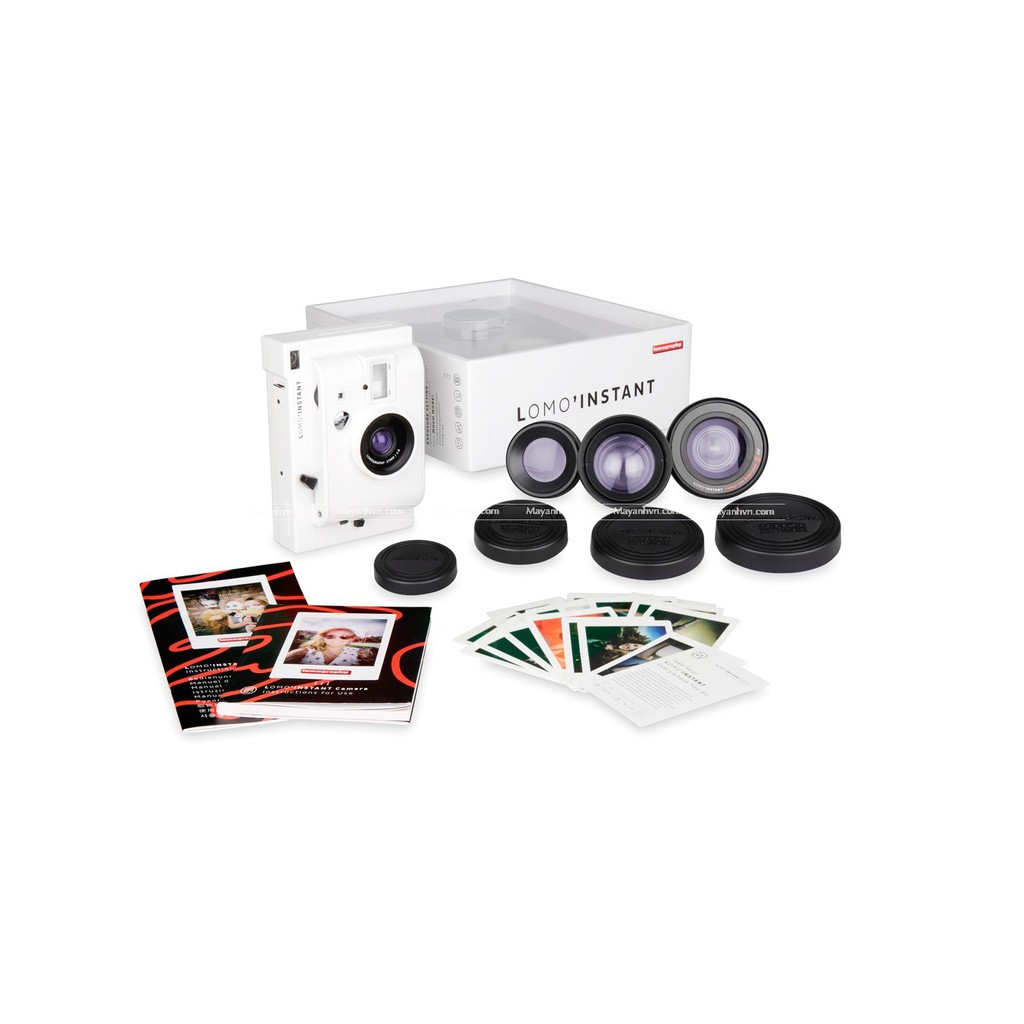 Máy chụp ảnh in liền Lomo'Instant + 3 Lenses (Chính Hãng- Bảo hành 12 tháng)