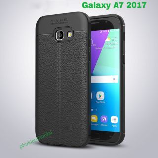 Galaxy A7 2017 ốp lưng chống sốc vân da cao cấp