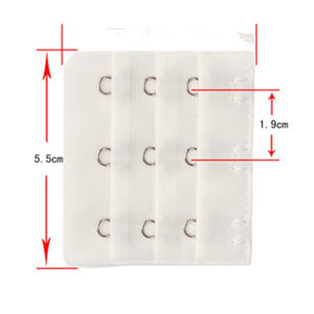 Dây Đai Nối Dài Áo Ngực Co Giãn 1 / 2 / 3 / 4 Móc 3 Hàng Nhiều Màu Sắc Tùy Chỉnh Tiện Dụng Cho Nữ