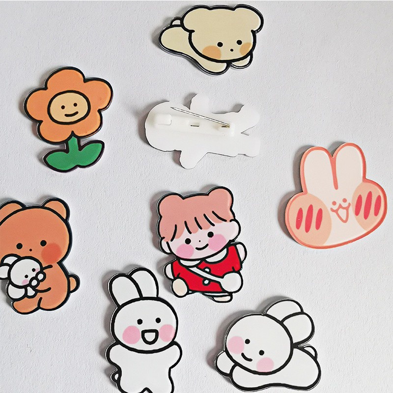 Sticker trang trí balo, túi xách, huy hiệu cài áo - Koni Store
