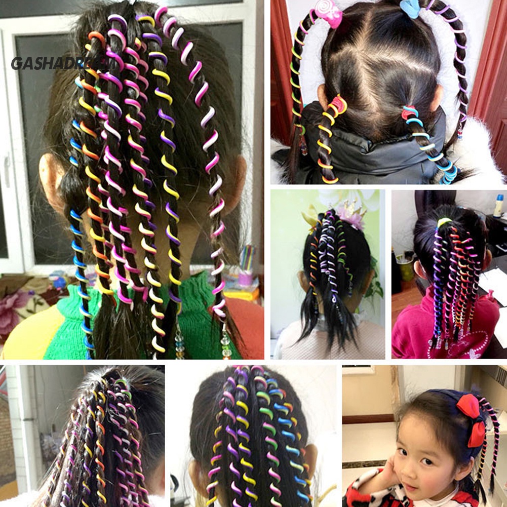 Đồng Hồ Đeo Tay Phong Cách GD Cá Tính| Set 6 Dụng Cụ Bện Tóc Nhiều Màu Cho Bé Gái
