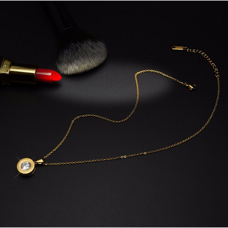 Dây Chuyền Ti Tan Ko Đen Cao Cấp TT 0763