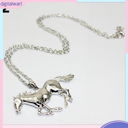 Dây Chuyền Kim Loại Mặt Hình Ngựa Thời Trang Cho Nữ