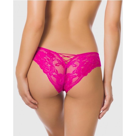 Quần lót ren xách tay Lasenza Cheeky màu Tropic Rose Q299