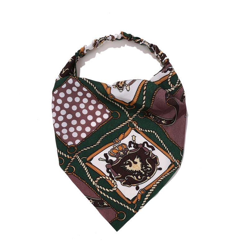 Băng đô vải hình tam giác phong cách hè 2021 cho nữ