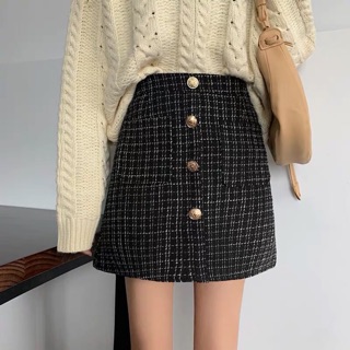 Chân váy dạ dáng chữ A