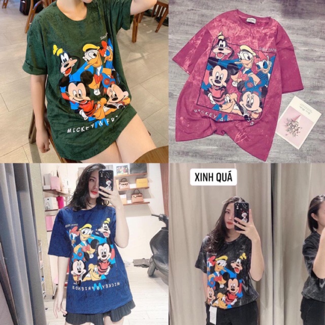 Áo phông Mickey hoạt hình Thái Lan ( hàng sẵn )