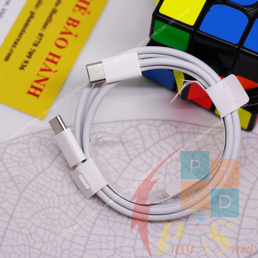 Cáp Sạc Type C To Type C Dùng Cho IP-AD Pro Zin Máy 100% Sạc Nhanh