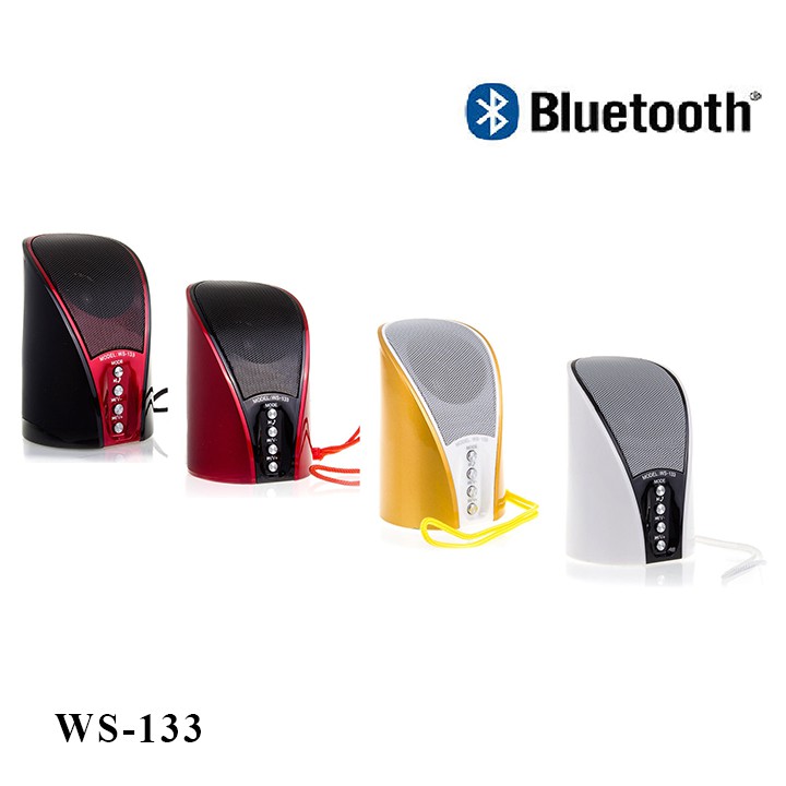 Loa Bluetooth di động Wster WS-133 hỗ trợ thẻ nhớ USB FM AUX