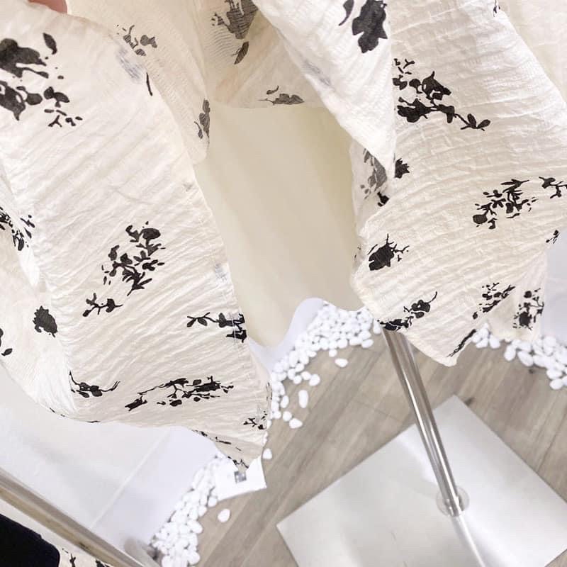 Set váy hoa hai dây kèm áo Cardigan TIPO
