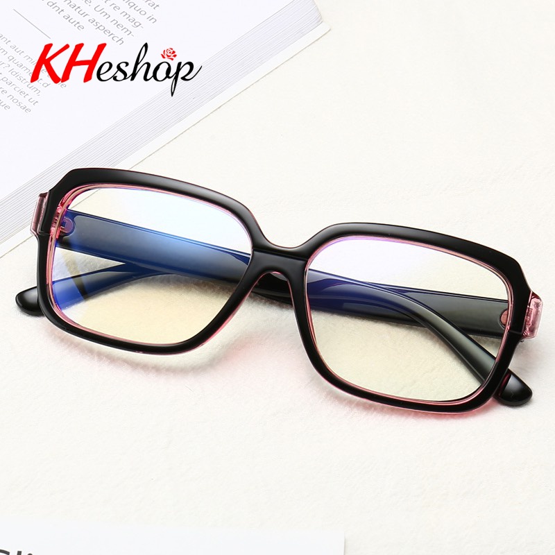 Siêu phẩm Kính bảo vệ mắt chống ánh sáng xanh, Gọng có sẵn tròng có thể thay tròng làm kính cận, râm mã Y5218