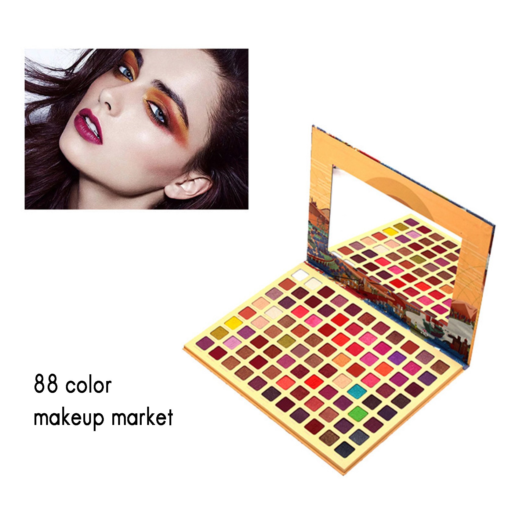 (Hàng Mới Về) Bảng Phấn Mắt Glazzi 88 Màu Lì Lấp Lánh Trang Điểm Đa Năng | BigBuy360 - bigbuy360.vn