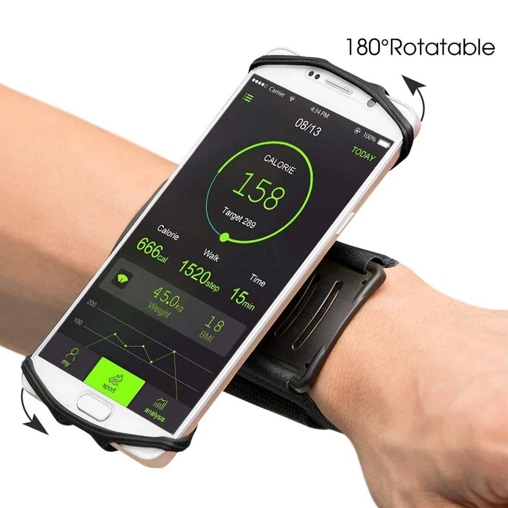 MALCOLM Ốp Điện Thoại Có Dây Đeo Cổ Tay Khi Tập Gym Cho Iphone