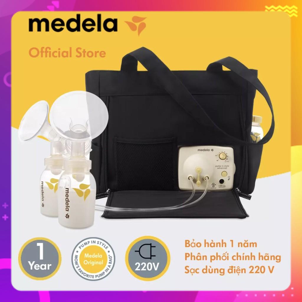 Thanh lý máy hút sữa điện đôi Medela Pump in style advanced on the go tote Hàng chính hãng Thụy Sĩ