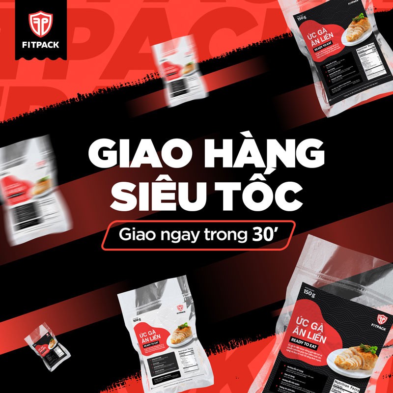 COMBO 8 GÓI ỨC GÀ ĂN LIỀN 100g