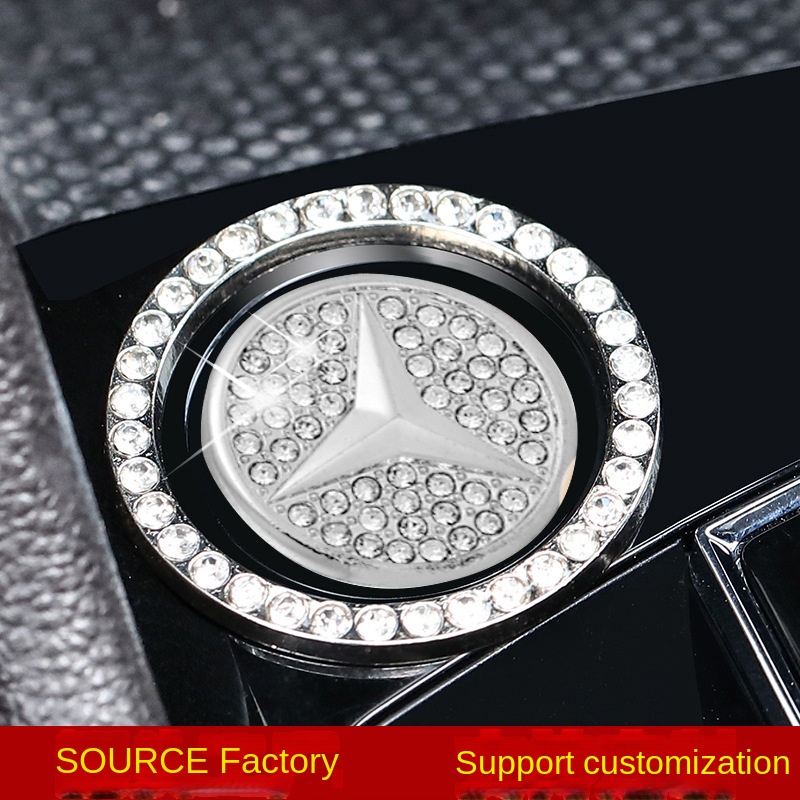 Vòng Kim Loại Trang Trí Nút Khởi Động Xe Hơi Honda Toyota Volkswagen Audi