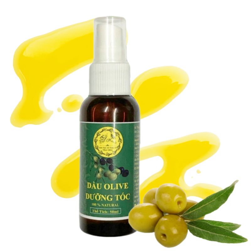 DẦU DƯỠNG TÓC OLIVE HANDMADE NHÀ BỘT