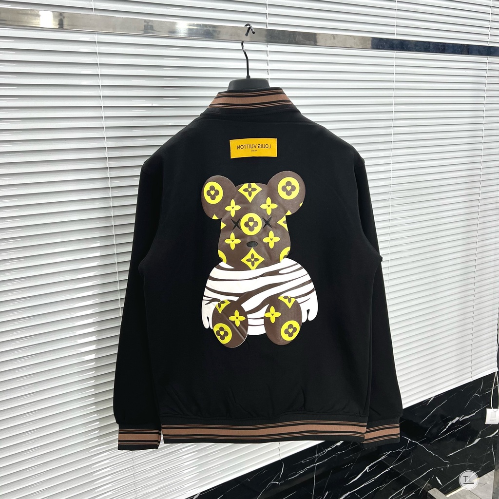 Áo khoác nỉ bomber BB15 chất poly dày dặn áo thể thao nam dài tay khoá kéo form unisex