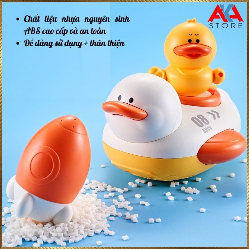 Vịt thả bồn tắm - Đồ chơi nhà tắm cho bé, chất liệu nhựa nguyên sinh ABS cao cấp AKA Store