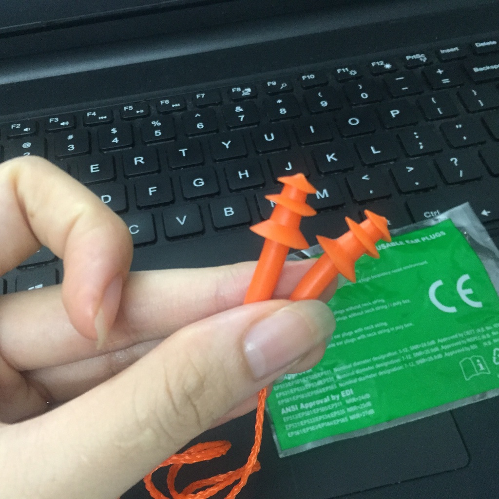 Nút tai chống ồn có dây Đài Loan 513, giảm ồn lên tới 25dB - hàng chính hãng