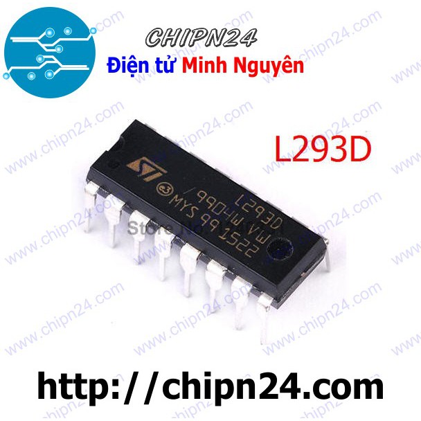 [1 CON] IC L293 DIP-16 (L293D 293)