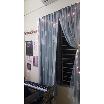 Rèm cửa dán decor