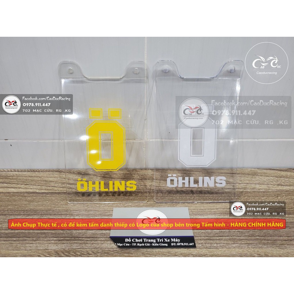 MICA CHE PHUỘC OHLINS UỐN CONG - MÀU NGẪU NHIÊN