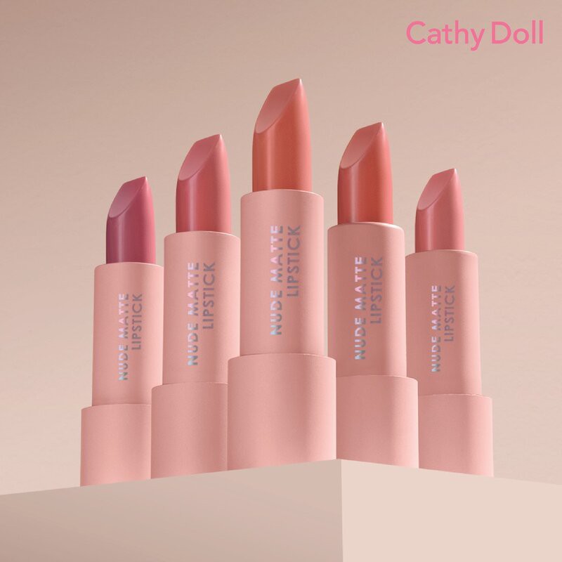 Son Thỏi Cathy Doll Mịn Lì Nude Matte Lipstick 3.5g