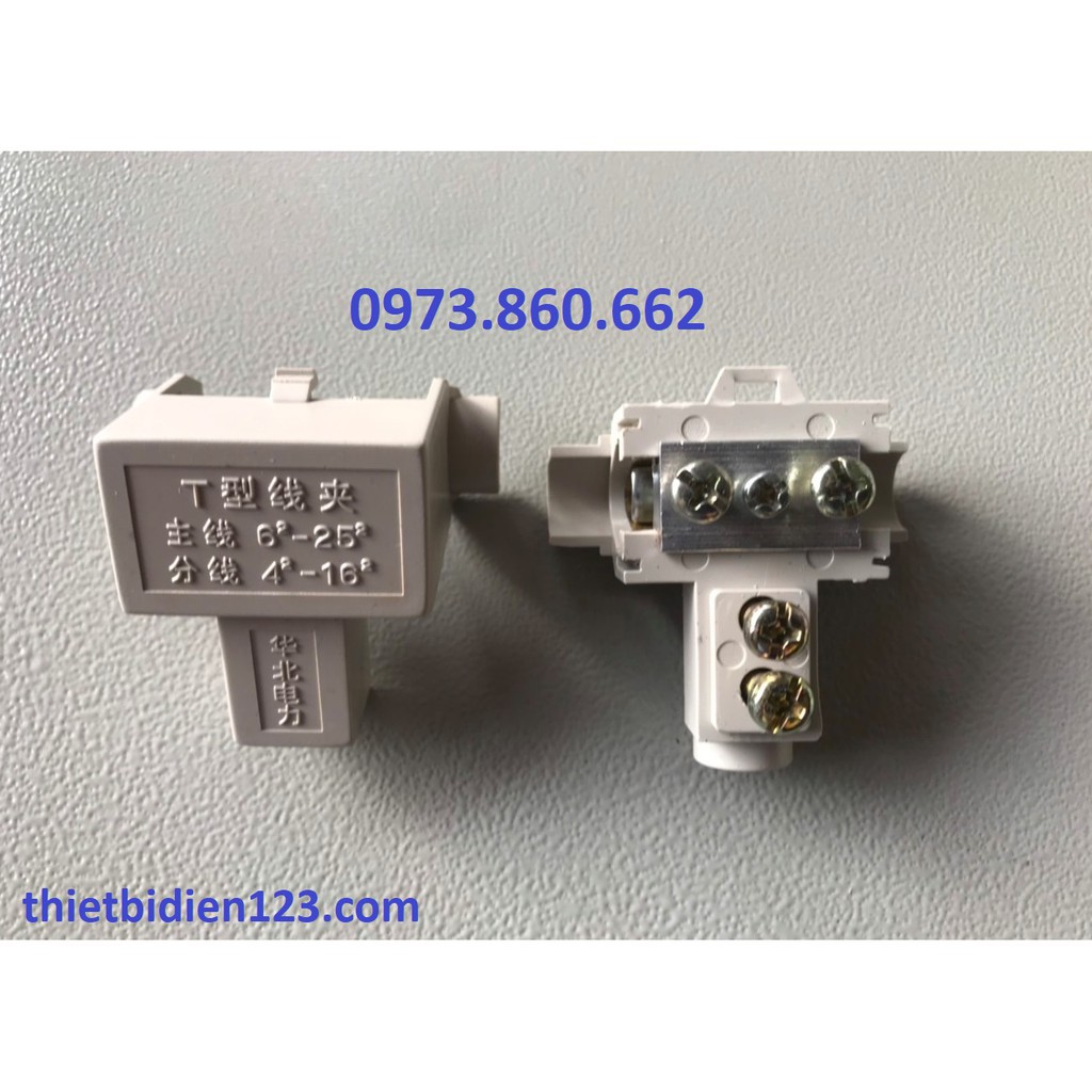 Đầu nối dây chữ T dùng cho cả cáp đồng và cáp nhôm - Đầu nối dây điện T25-16, T70-35, T120-70 -TBĐ
