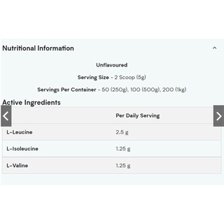 [CHÍNH HÃNG] Myprotein - Tăng sức bền - BCAA - 1kg