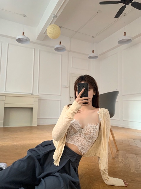 Áo Sơmi Kiểu Mỏng Vàng Be‼️‼️‼️