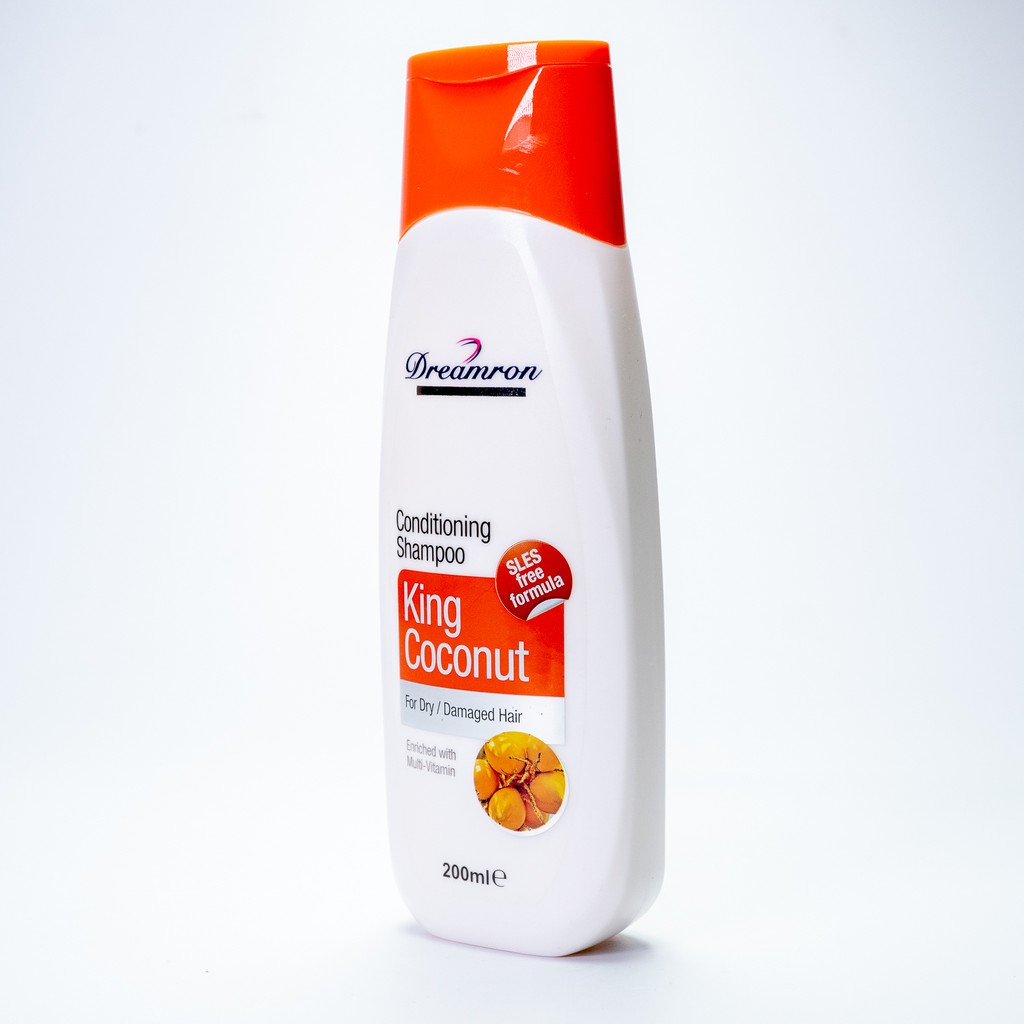 Commbo 2 Dầu gội và dầu xả tinh chất dừa - King Coconut Conditioning Shampoo 200 ml