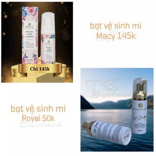 Bọt Vệ sinh mi cao cấp Macy - thơm nhẹ, dịu mắt, bọt mịn