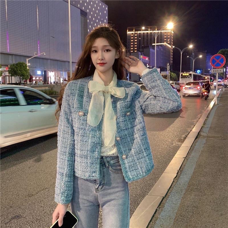 ÁO DẠ TWEED DÁNG TIỂU THƯ