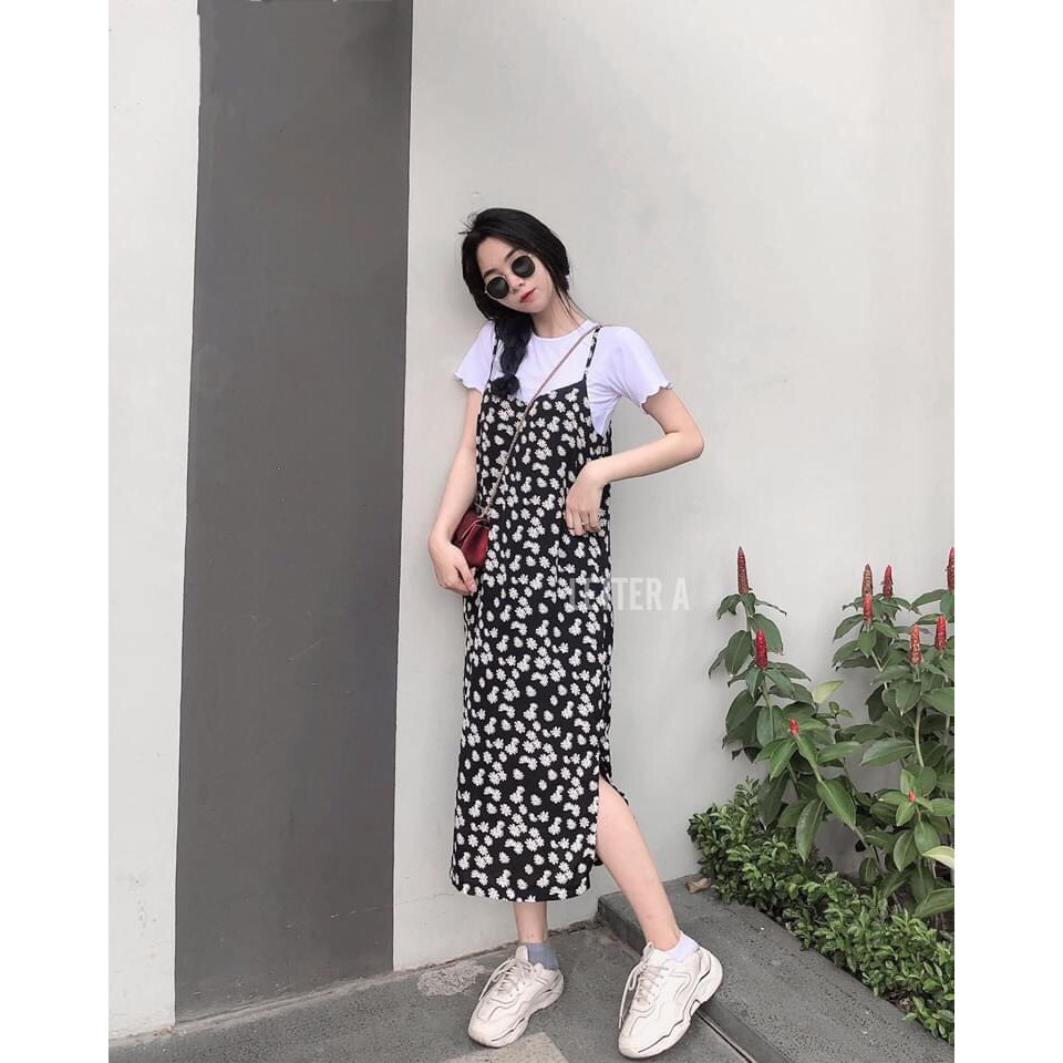 SET ĐẦM YẾM KÈM ÁO THUN