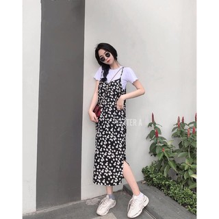 SET ĐẦM YẾM KÈM ÁO THUN