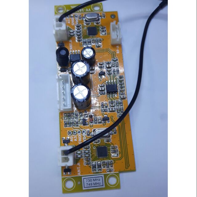 Mạch thu sóng micro UHF - tần số 730 - 749mhz - giá 1 board 280k