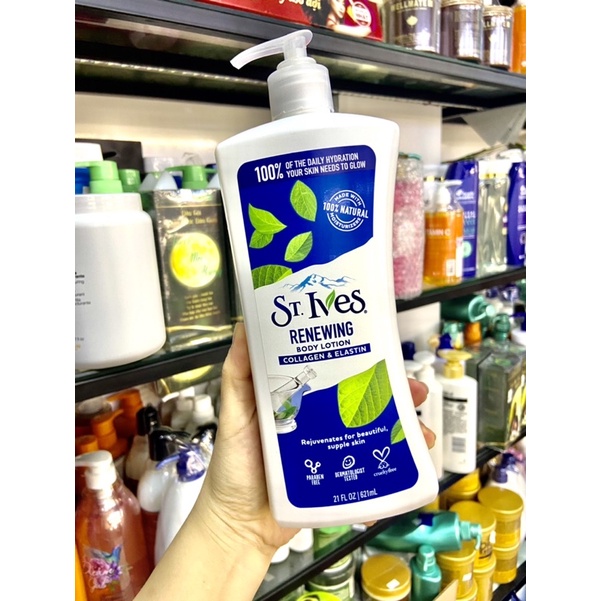 Sữa Dưỡng Thể St.Ives Stives Soothing Oatmeal & Shea butter Body Lotion dành cho da rất rất khô vào mùa đông621ml